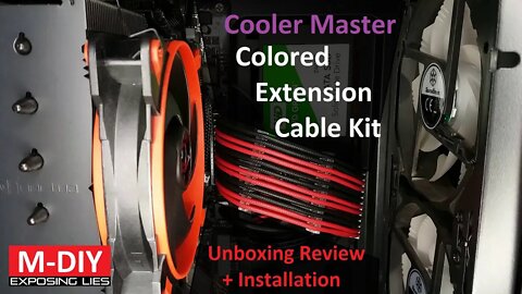 Cooler Master Colored Extension Cable Kit (Unboxing Review + Installation) [Hindi]