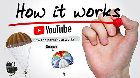 How a parachute works.
