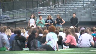 Whitefish Bay High School students stage walkout, demand action following Texas shooting