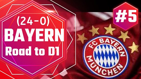 Road to D1 Ep 3 Bayern Munich (24-0) EAFC 24