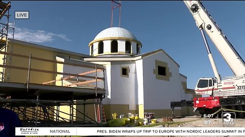 All Holy Spirit Greek Orthodox Church raises dome over new church