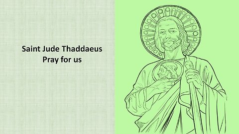 Saint Jude Thaddeus prayer for Peace