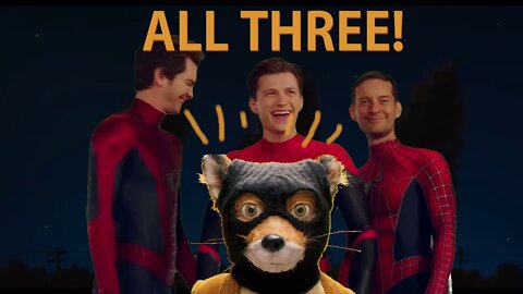 The Three Spider-Men Shoot Fantastic Mr Fox