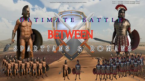 4 MILLION SPARTANS vs 5 MILLION ROMANS | Ultimate Epic Battle Simulator 2 | "4K" | UHD | 60FPS | PC