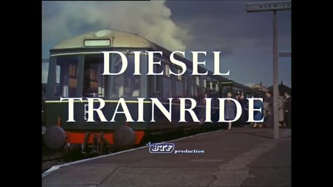 Diesel Train Ride 1959