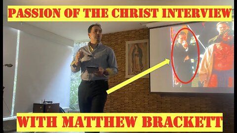 Passion of the Christ interview with Matthew Brackett #PassionOfTheChrist #YqueVivaCristoRey