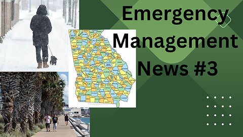 Emergency Management News #3