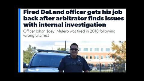 Deland Police Officer Fired For False Arrest & Assault of 69 YO Man Then Rehired - Earning The Hate