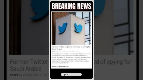Actual Information: Former Twitter employee convicted of spying for Saudi Arabia #shorts #news