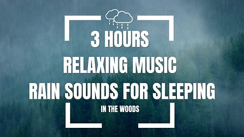 1 Hour of Gitar Relaxing Music Rain Sounds For Sleeping