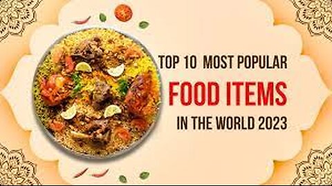 Top 10 favourite food in world 2023