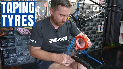 How To Fit Tubular Tyres using Tape