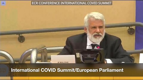 Dr. Robert Malone On The Stand - The International COVID Summit III / European Parliament - May 3, 2023