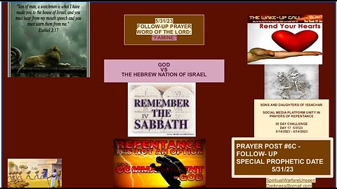 SONS AND DAUGHTERS OF ISSACHAR CALL FOR NATIONAL REPENTANCE, PRAYER POST 6C