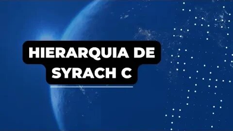 Apresentação Ebook Hierarquia de Syrach C