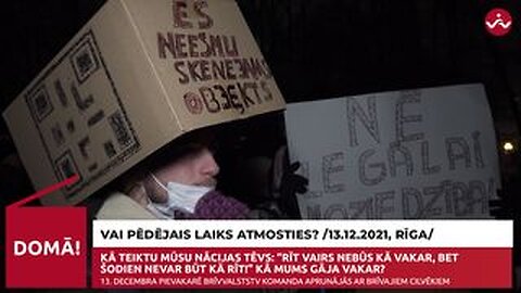 Pikets - Pulcēšanās pie Prezidenta pils /13.12.2021/