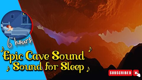Epic cave sound | Sound for sleep, relax, stay calm, stress relief