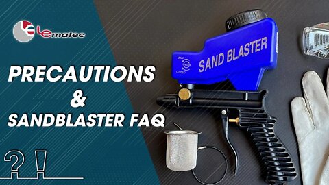 Precautions & Sandblaster gun FAQ. Air compressor, working, applications and others questions.