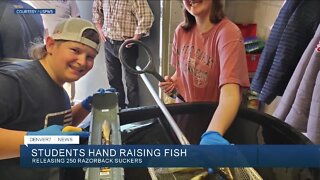 Colorado High School students raising endangered fish