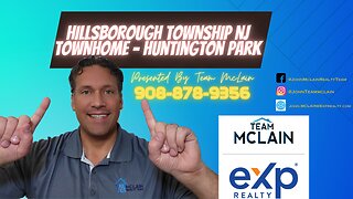 Hillsborough Township NJ Real Estate - Townhome for Sale - Team McLain of eXp Realty