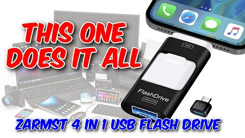 ZARMST 4 in 1 256GB USB Flash Drive Review
