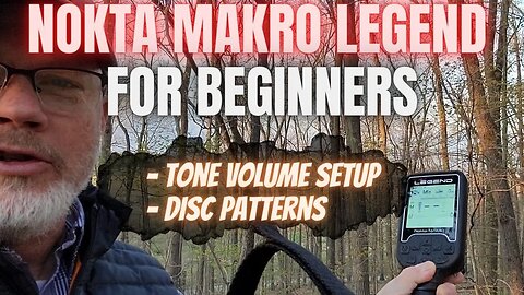 Nokta Macro LEGEND For Beginners: Discrimination Patterns and Tone Breaks How-to.