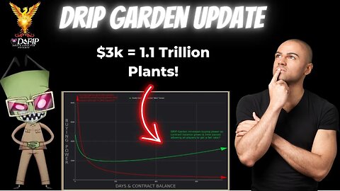 Drip Network Drip Garden update contract balance down 2.1M development budget