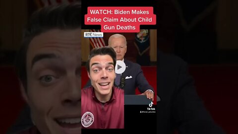 WATCH: Biden lies about child gun deaths | #shorts #conservative