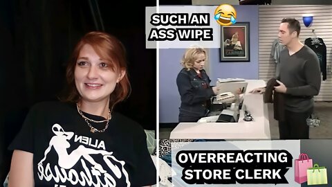 Mad Tv Overreacting Store Clerk ( REACTION)