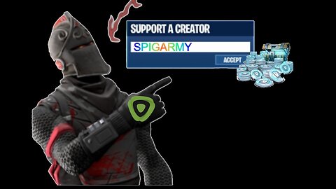 #EPICPARTNER Forts of the nite use code SPIGARMY in items shop SUB GOAL 0/10 FOLLOW GOAL 21/50
