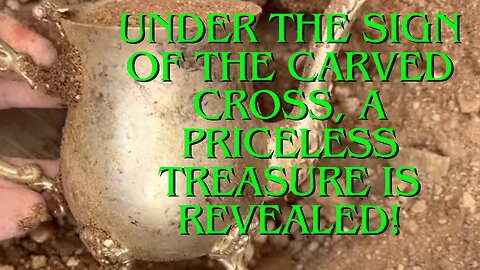 Under the sign of the carved cross, a priceless treasure is revealed