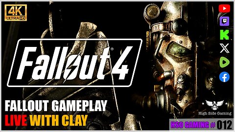STARTING FROM SCRATCH [P. 1] | FALLOUT 4 GAMEPLAY | GAMING w/ CLAY | HSG 012 [LIVE]