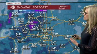 Snow continues today, icy commute tonight
