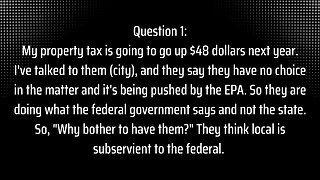 Special Districts Question 1: Is local government subservient to federal?