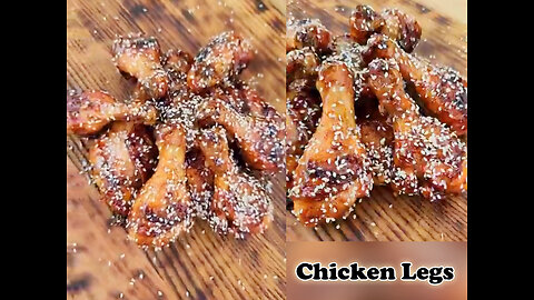 Sweet & Spicy Chicken Legs! 🍗 Cocking food videos