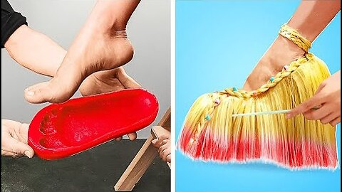 DIY Shoe Transformation 🤩 Tricks to Make High Heels And Designer Shoes