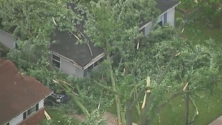 Chopper video shows damage in Richmond following Monday's storms