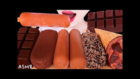 ASMR CHOCOLATE ICE CREAM EATING SOUNDS MUKBANG!