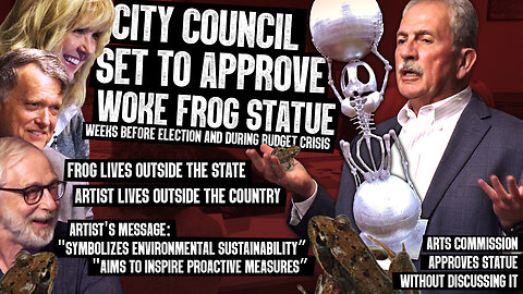 HEADS UP: CDA Arts Commission Passes WOKE Global Frog Statue