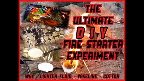 The ultimate fire starter - DIY - Fire Tabs - Fire Biscuits - Cotton Rounds