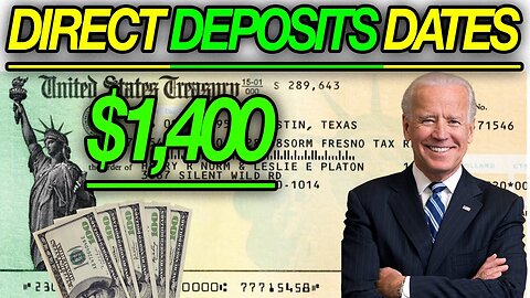 Up to $1400 Stimulus Checks Coming in November! Checks Sent Direct Deposit or Mailed.