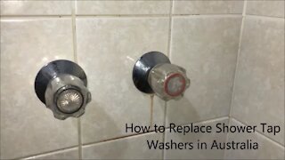 How to Replace Shower Tap Washers - Australia