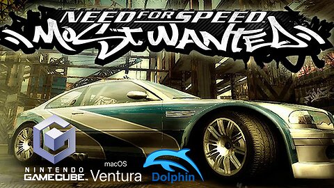Need for Speed Most Wanted GameCube (Dolphin Mac Mini M1)