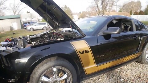 2005-2009 Mustang Hood Struts Quick Installation