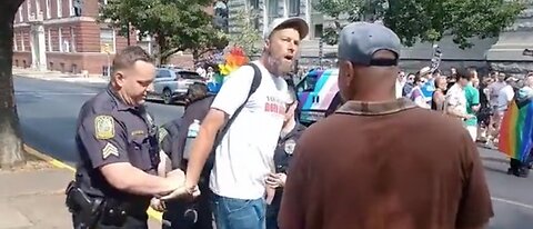 Christian Persecution | Pennsylvania police arrest man for reading Bible verse at pride event