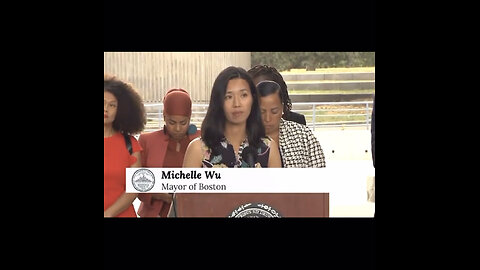 Boston Mayor, Michelle Wu. Putting WHITE a people in direct danger.