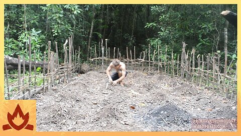 Primitive Technology- Planting Cassava and Yams