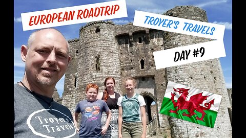 European Roadtrip Vacation of a Lifetime Wales Kidwelly Castle Day 9