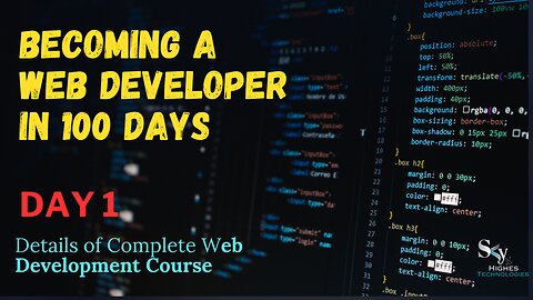 The Complete Web development Course For Beginner 2023