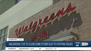 Walgreens and CVS to close some stores due to staffing issues